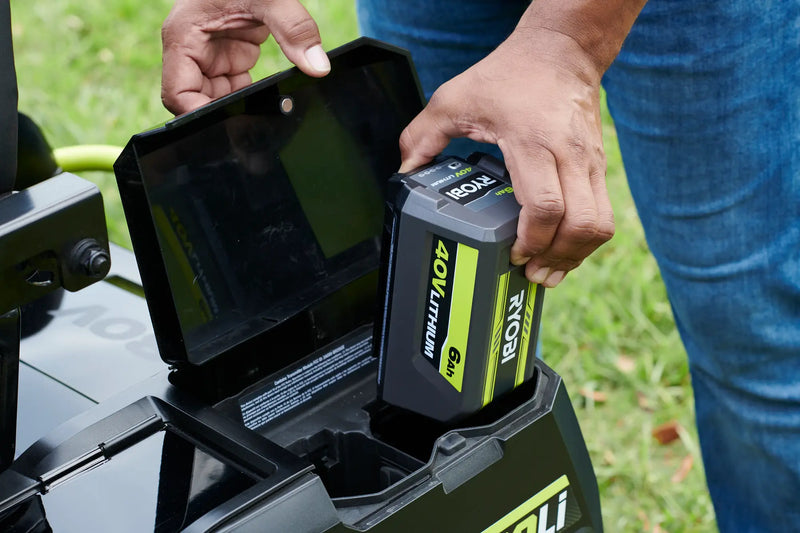 RYOBI 80V HP Brushless 30 in. Battery Electric Cordless Zero Turn Mower with 80V 10 Ah Batteries