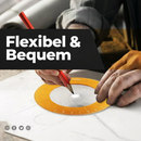 Drawing | Bendable Compass & Round Ruler | Precise Circles up to 12.5 cm | PrecisionPro
