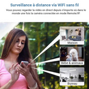 4K HD Mini Security Camera with Wide-Angle Lens and Storage Features