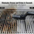 Grill Scrubber with Rotating Head | Fast Grill Cleaning | Safe Bristle Design | GrillPro
