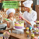 12-Piece Tulip Decorating Tip Set with Silicone Piping Bag and Adapter