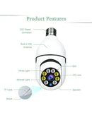 Surveillance Camera | 360° Pan Rotation | Night Vision and Motion Detection | HomeOrbit