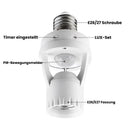 1+1 Free Smart Motion Detector with Light Sensor and Adjustable Timer