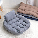 3-in-1 Pet Bed – Lounger, Mat, and Snuggle Cave