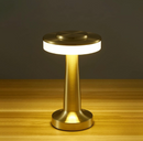 Wireless LED Battery Table Lamp LuxeLamp – Touch-Dimmable – Gold