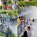 20 Meter Garden Misting System – Patio Cooling & Irrigation with 20 Brass Jets