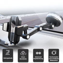 Phone Mount | Suction Cup Smartphone Holder with 360° Rotation | LuxGrip