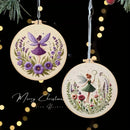 Embroidery Kit Fairy Girl | Pattern Pre-Printed | Video Lessons and Instructions | CraftLuna