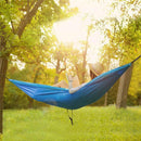2-Person Nylon Camping Hammock with Carry Bag - 210T Fabric