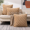 3D Textured Velvet Pillow Cover