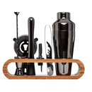 10-piece Drinkware Set | Bamboo Stand | Bar Accessories | MixBar
