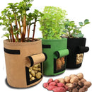 Grow Bag | Breathable Nonwoven Fabric | Velcro-Closure Harvest Flap | HarvestBag