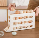 30-Egg Capacity Automatic Sliding Egg Holder with 4 Levels