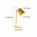 Macaron Table Lamp – Nordic Yellow Desk Light – Adjustable Brightness