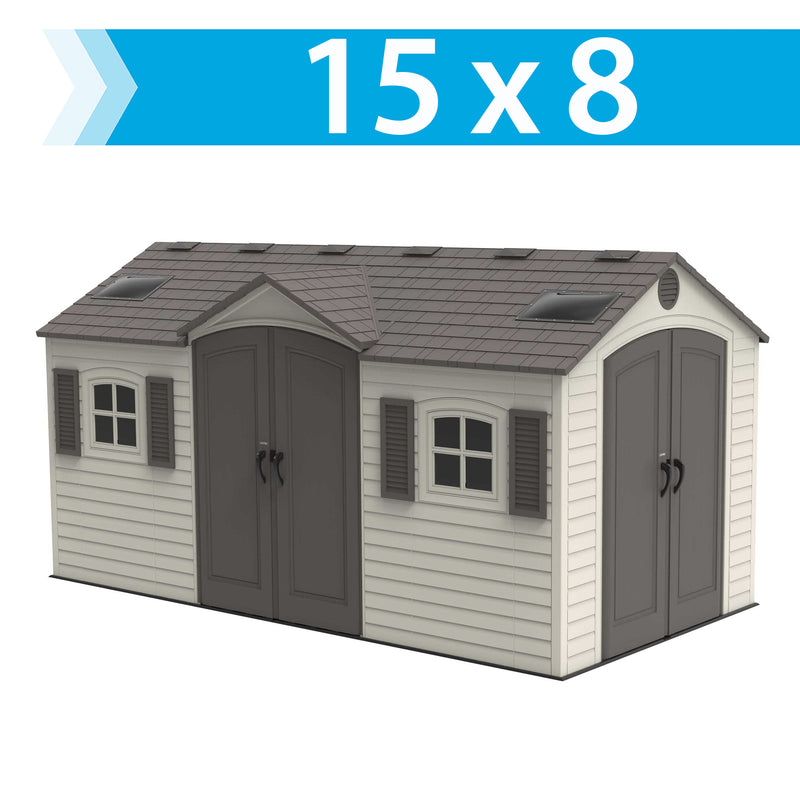 Lifetime 15′ x 8′ Shed (Side Entry)