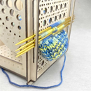 Tangle-Free Crafting Bliss | Storage for Needles Scissors Tools | Smooth Thread Flow Without Snags | KnitNest