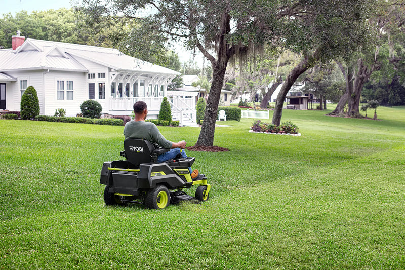 RYOBI 80V HP Brushless 30 in. Battery Electric Cordless Zero Turn Mower with 80V 10 Ah Batteries