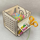 Tangle-Free Crafting Bliss | Storage for Needles Scissors Tools | Smooth Thread Flow Without Snags | KnitNest