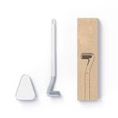 Toilet Brush | Triangular Tip | Scratch-Resistant TPR Scrubbing | Silly