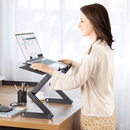 Laptop Riser | 360° Rotation & Adjustable Height | Encourages Healthy Posture | FlexStand 360