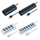 4 or 7-Port USB Hub with Power Switches
