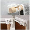 Curtain Bracket No Drilling Required | Adjustable & Self-Stick | Firm Hold | StickRod