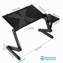 Laptop Riser | 360° Rotation & Adjustable Height | Encourages Healthy Posture | FlexStand 360