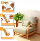 24-Pack Square Chair Leg Caps 13–19 mm – Silent, Scratch-Resistant Glide