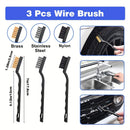 28-Piece Brush Set for Automatic Car Washing with Drill Attachments and Bag