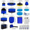 28-Piece Brush Set for Automatic Car Washing with Drill Attachments and Bag