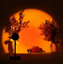 Sunset Lamp | 16 Colors + Remote LED Projector Table Lamp with USB Nightstand Light