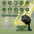Security Camera | Ultra HD 4K Infrared Night Vision | Battery Powered | SafeCam Pro