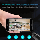 4K HD Mini Security Camera with Wide-Angle Lens and Storage Features