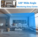 Indoor Surveillance Camera | Night Vision & Motion Detection | Wi-Fi Enabled | SecureView