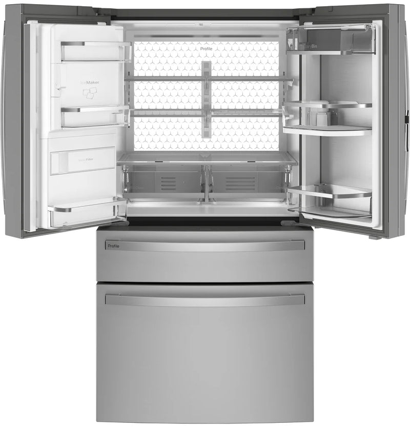 GE Profile 27.9 cu ft Smart Fingerprint Resistant French Door Refrigerator, Stainless Steel