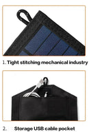 20W Foldable Solar Power Bank Charger for Mobile Devices