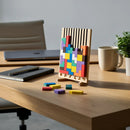 Wooden Tetris Puzzle Tray – The Perfect Mental Reset for Your Workspace
