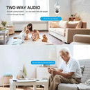 Surveillance Camera | 360° Pan Rotation | Night Vision and Motion Detection | HomeOrbit