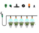Irrigation Setup | Automatic Fine Spray Sprinkler | Adjustable Hose Guide | AquaMisto