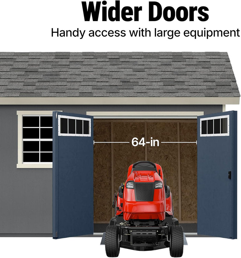 Beachwood 10 ft. x 12 ft. Outdoor Wood Shed