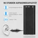 Dictation Device | Portable Audio Recorder | One-Button Recording | MicroSpy