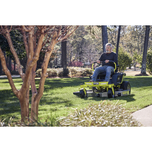 Ryobi 48V HP Brushless 54-inch 115 Ah Battery Electric Riding Zero Turn Mower