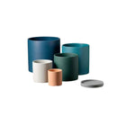 Flower Planter | Matte Texture | Features Drainage Hole and Saucer | Nordic Style Pot