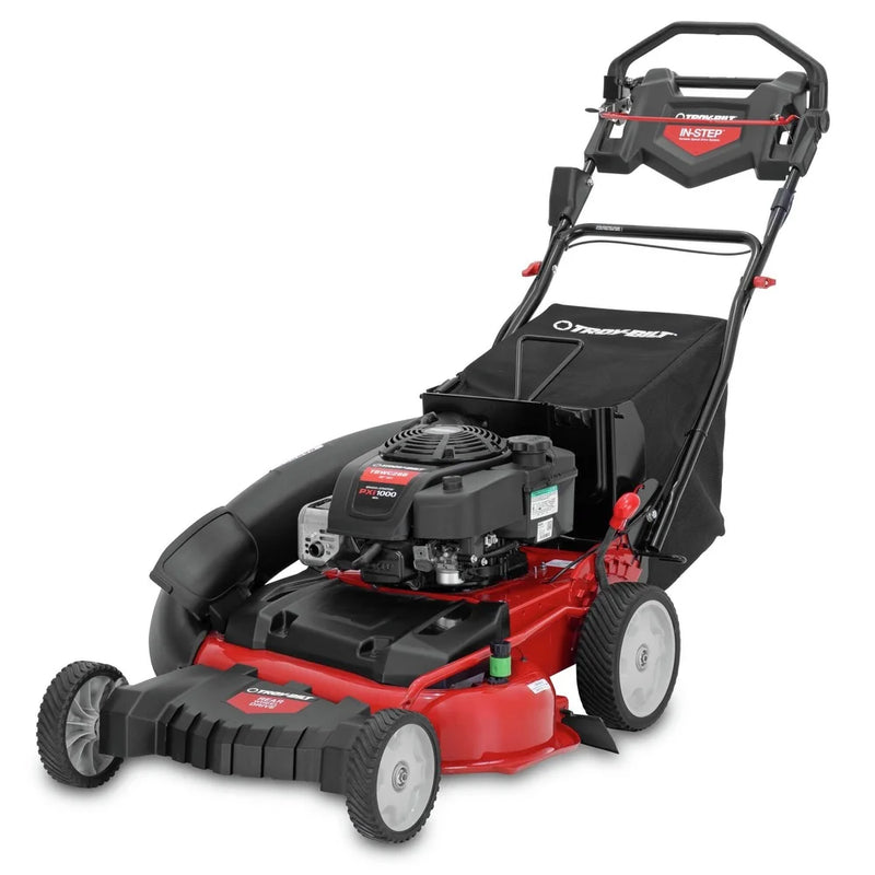 Troy-Bilt 3-N-1 Self-Propelled RWD Gas Lawn Mower, 195cc Engine