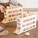 30-Egg Capacity Automatic Sliding Egg Holder with 4 Levels