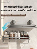 Suction Cup Shower Shelf | Drill-Free Setup | Drip Guard | SnapShelv