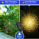 200 LED Solar String Lights - Warm White, White, Multicolor
