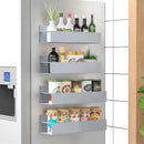 Spice Organizer | 4-Piece, Magnetic – Powder-Coated | Drill-Free Installation | KitchenDock
