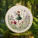 Embroidery Kit Fairy Girl | Pattern Pre-Printed | Video Lessons and Instructions | CraftLuna