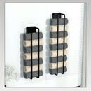 Towel Rack | Vertical Wall Organizer | Open Wire Basket | TowelStack